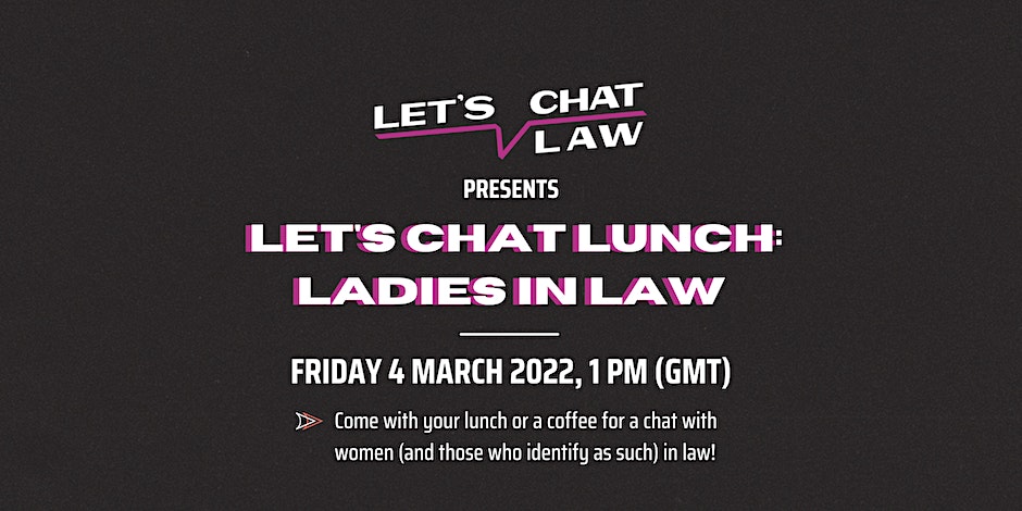 Let’s Chat Lunch: Ladies in Law