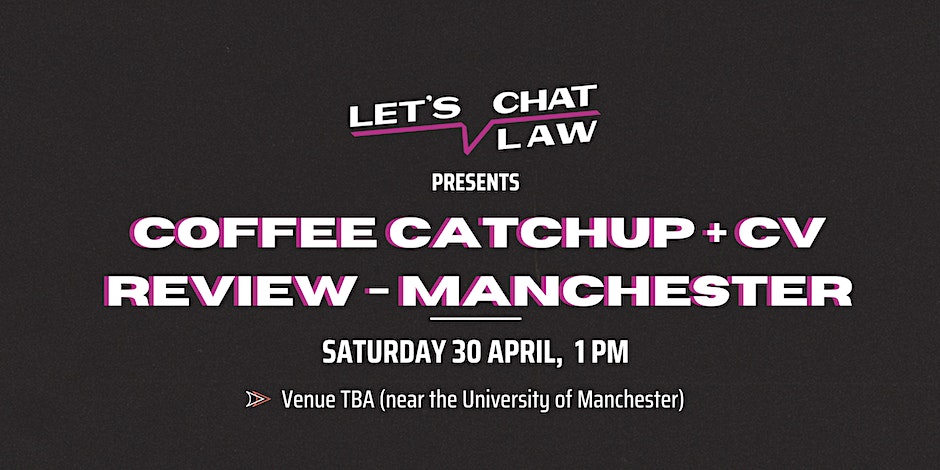 Coffee Catchup + CV Review (Manchester)
